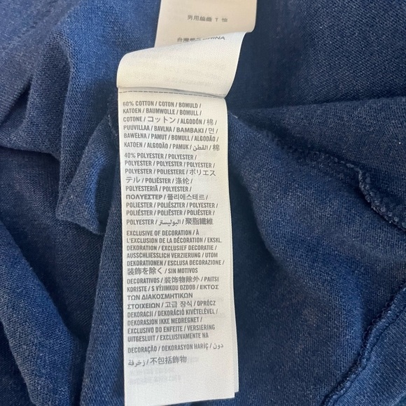 Abercrombie & Fitch Men’s Vintage Long Sleeve Muscle Tee Large Spellout Logo Y2K - Picture 6 of 7